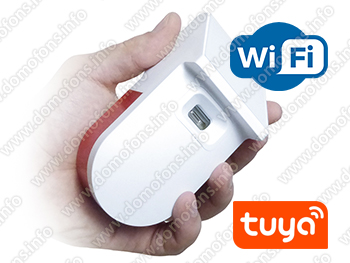УФ датчик-детектор StopFire-3000 Tuya Wi-Fi для обнаружения огня, пламени и пожара с функцией сигнализации при обнаружении возгорания